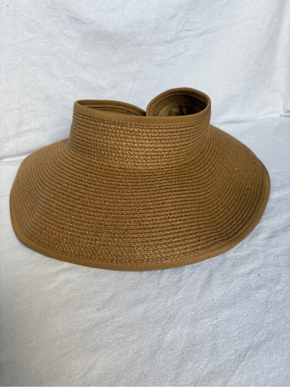 FURTALK Women's Wide Brim Straw Hat - Tan